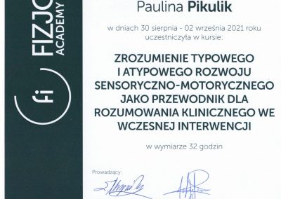 Zrozumienie typowego i atypowego rozwoju sensoryczno-motorycznego jako przewodnik dla rozumowania klinicznego we wczesnej interwencji