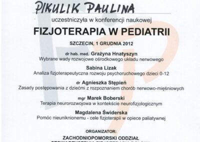 Fizjoterapia w pediatrii