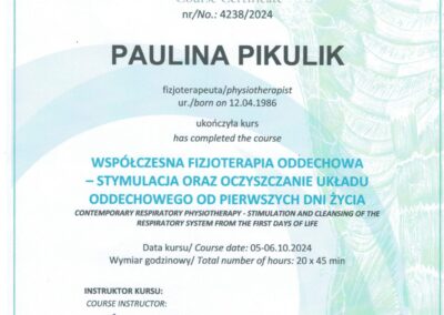 Współczesna fizjoterapia oddechowa-stymulacja oraz oczyszczanie układu oddechowego od pierwszych dni życia